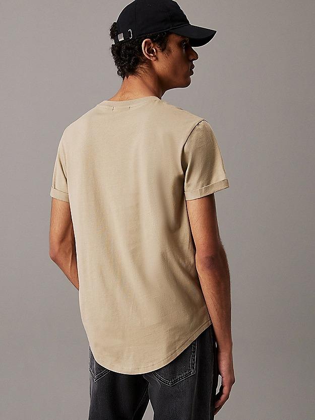 BADGE TURN UP SLEEVE J30J323482/HI0 CALVIN KLEIN JEANS
