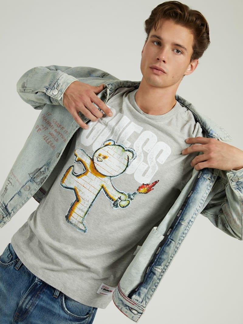 SS BSC MOLOTOV TEDDY HTHR TEE M3YI87K9RM1/LHY GUESS