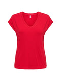 ONLY ONLRILLA S/S V-NECK TOP JRS