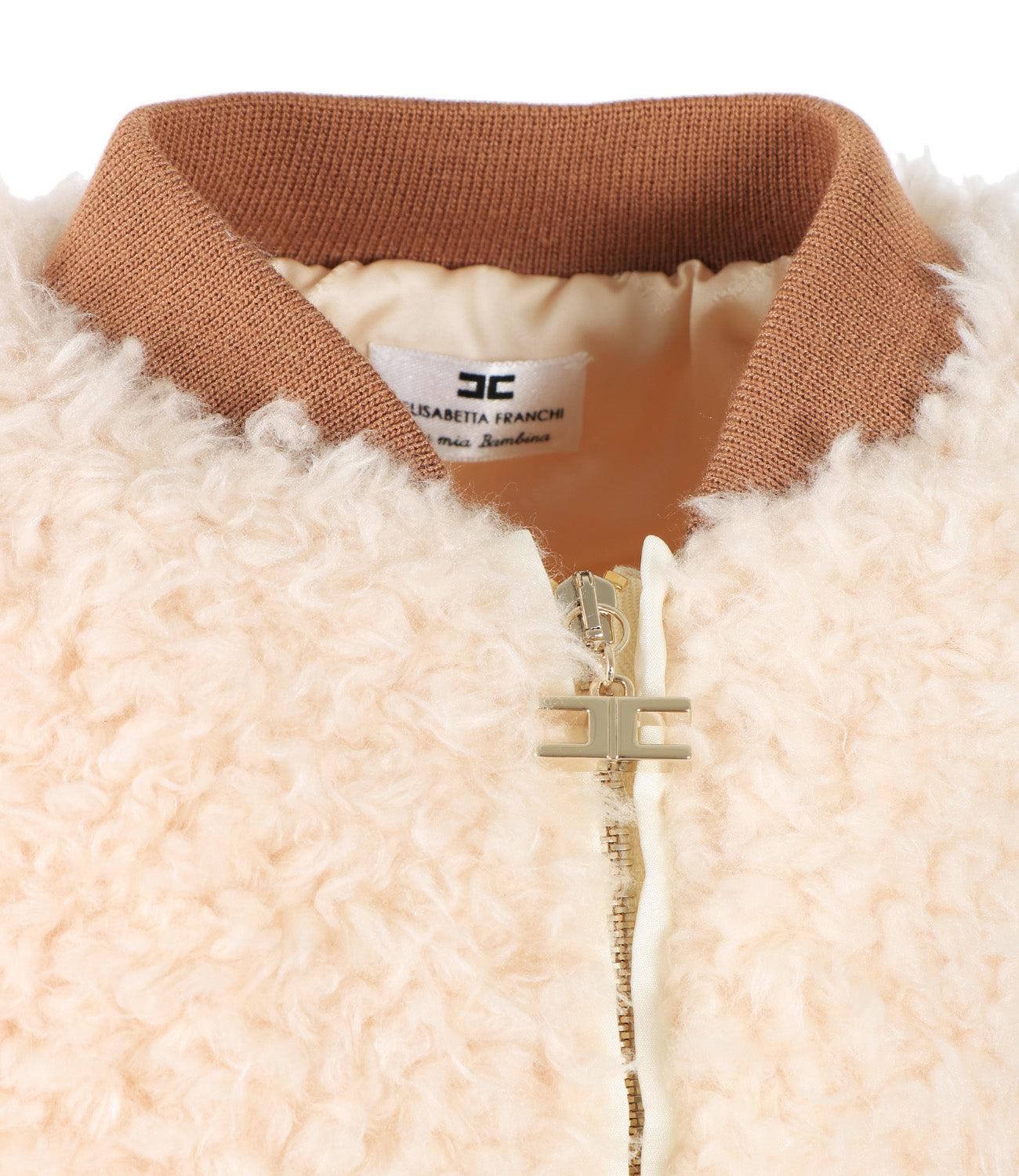 ECO MONTONE CON COSTINA SMACCH EGGB21 PL45 YEUNI/0003 ELISABETTA FRANCHI La Mia Bambina