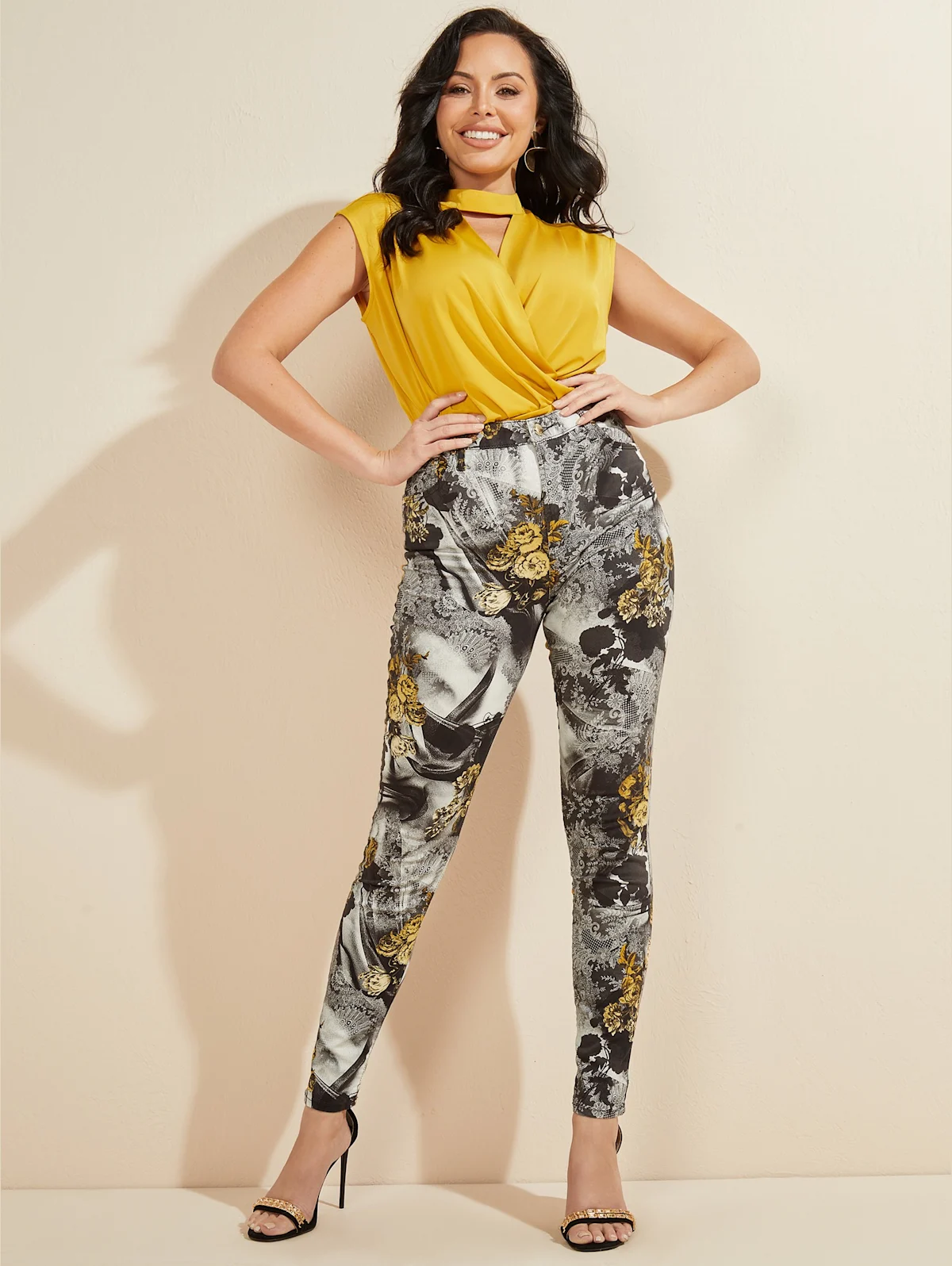 GOLDEN ROSE STILETTO 97 2RGA018844Z/P9LN GUESS MARCIANO