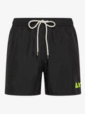 SUN68 SWIM PANT WITH LOGO FLUO