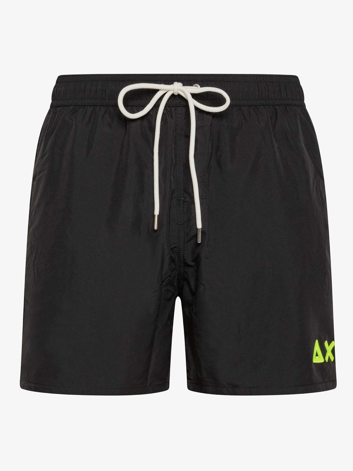SWIM PANT WITH LOGO FLUO 