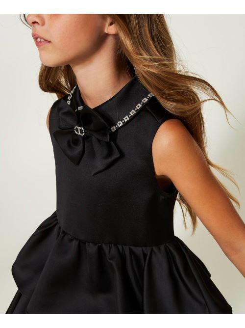 ABITO A BALZE IN DUCHESSE CON DETTAGLIO COLLO 232GJ2213/00006 TWINSET