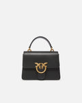 PINKO LOVE ONE TOP HANDLE MINI LIGHT  VITELLO SETA