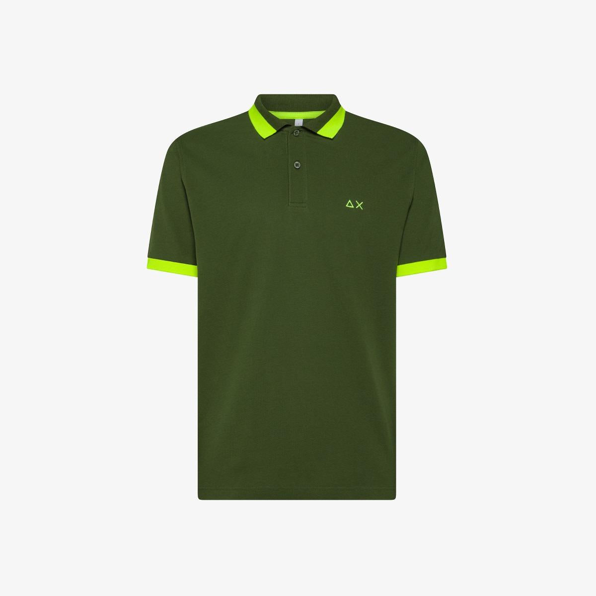 POLO BIG STRIPE FLUO S/S A35121/37 SUN68