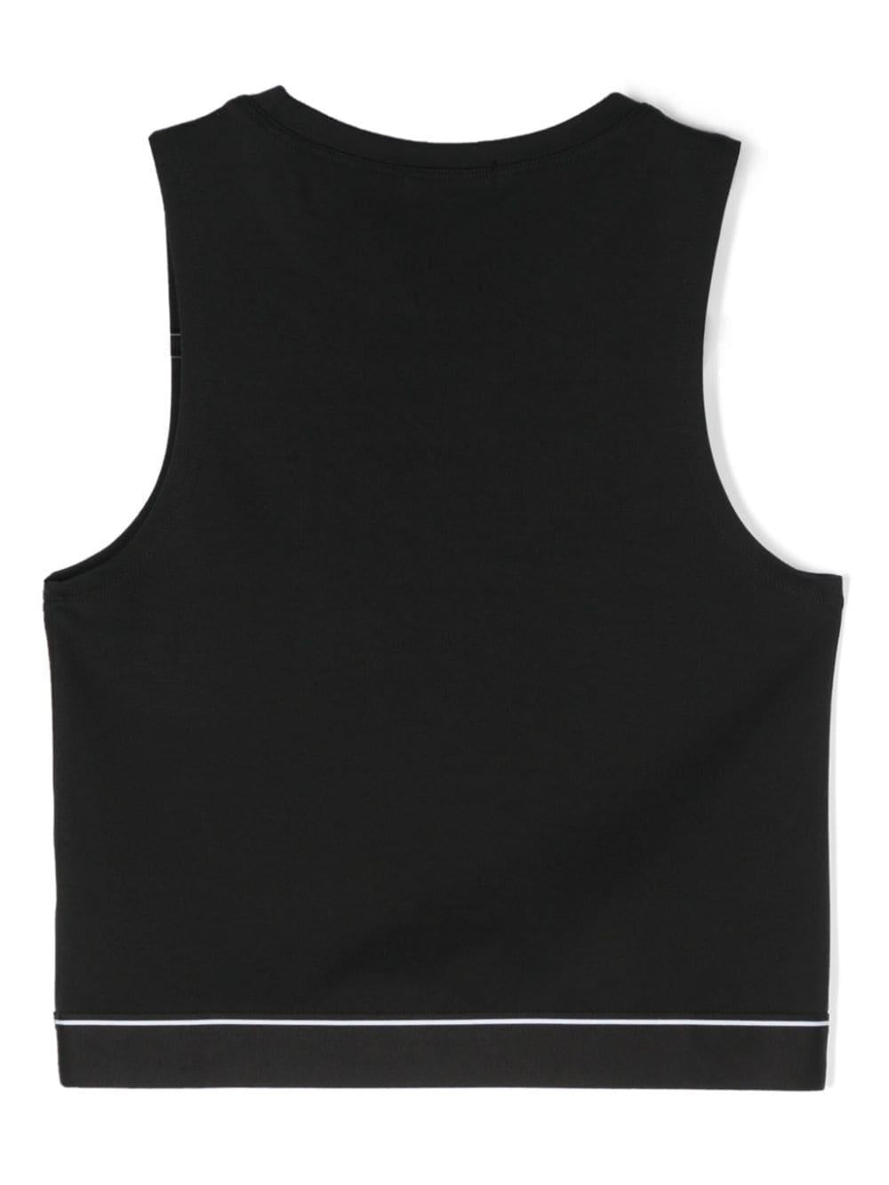 LOGO TAPE SLEEVELESS PUNTO TOP 