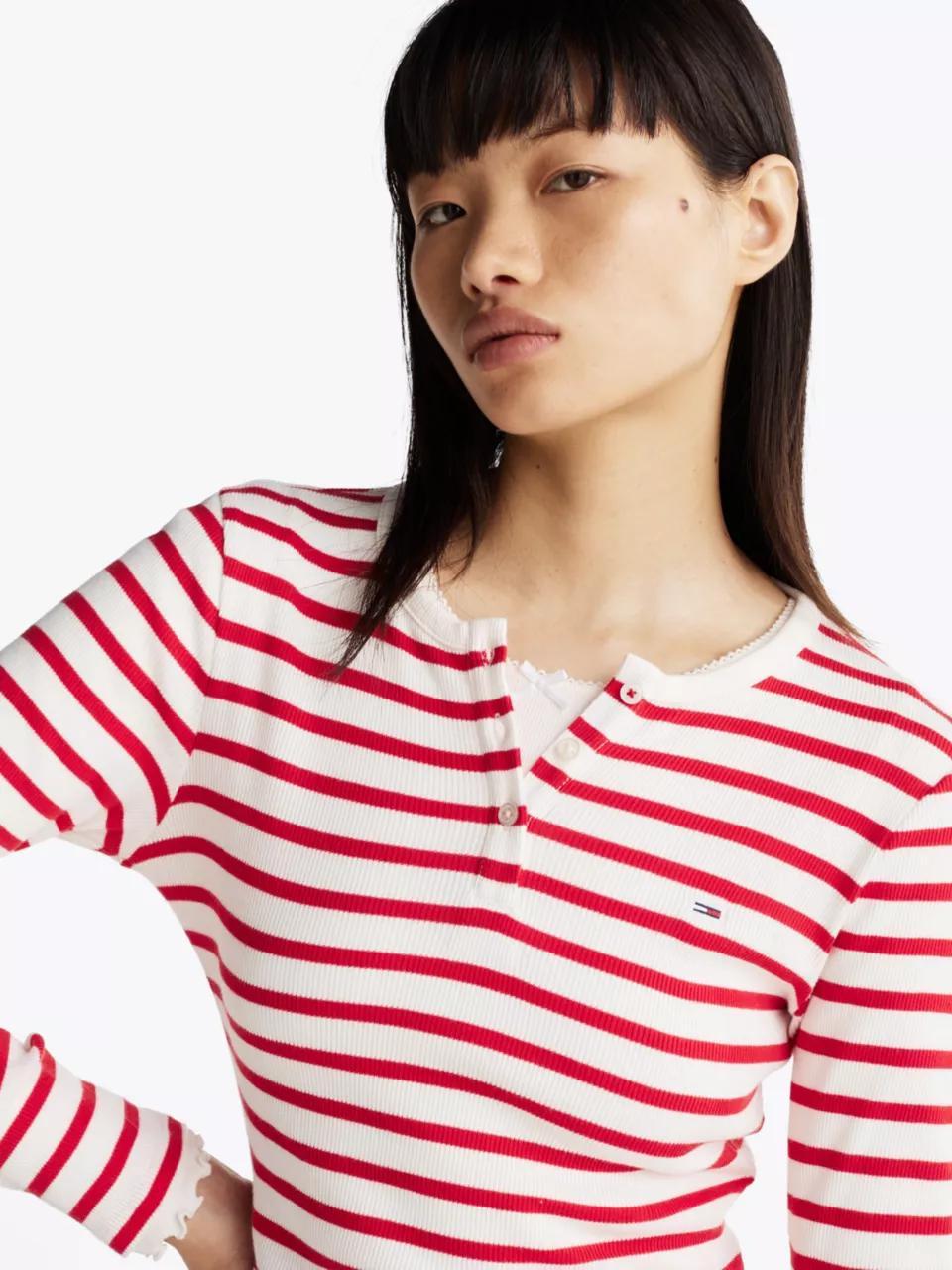 TJW SLM BUTTON RIB C DW0DW19501/0EZ TOMMY JEANS