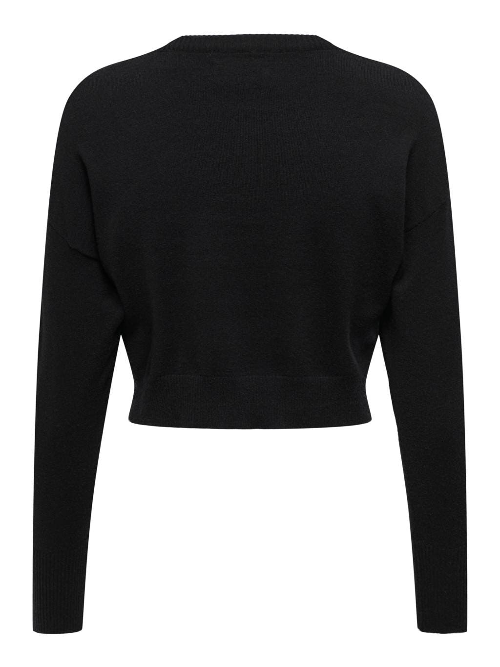 ONLIBI LS CROP O-NECK CC KNT 