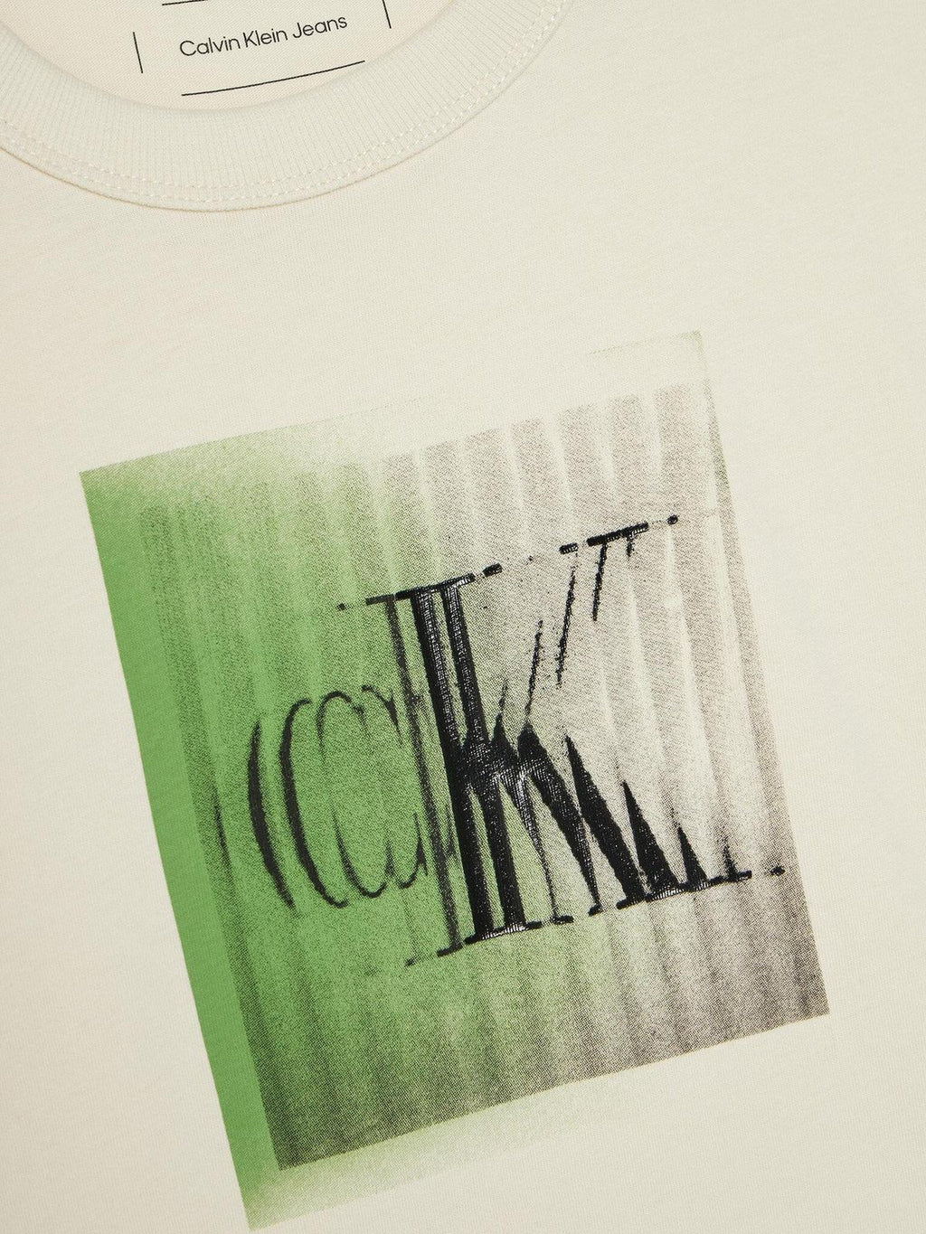 LARGE SHIFTED CK SS T-SHIRT 