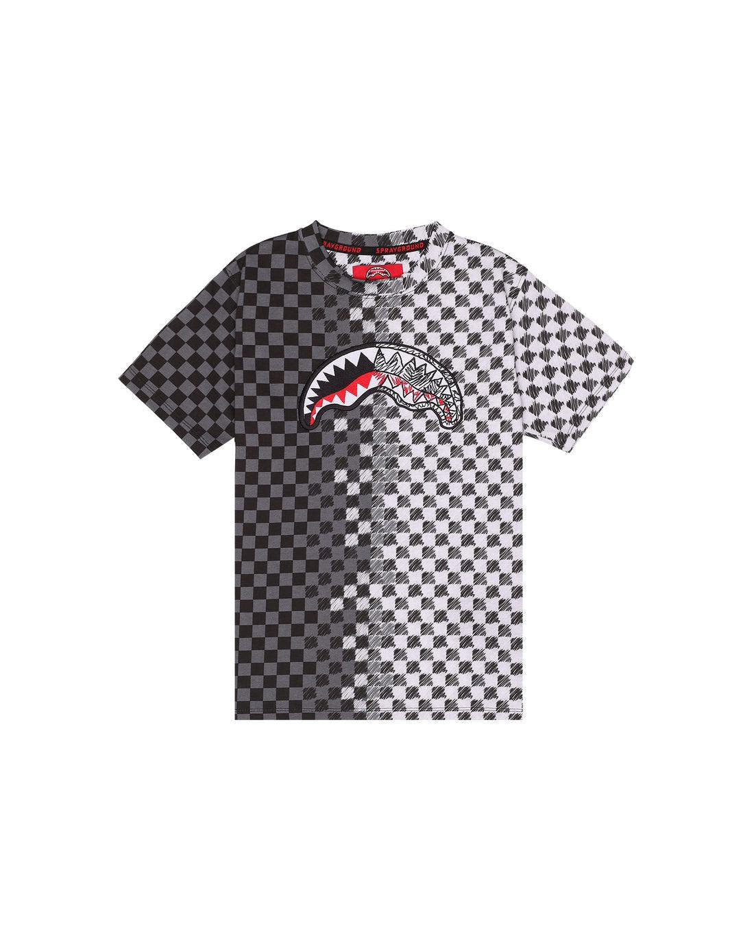 CHECKERED SKETCH REGULAR T-SHIRT 