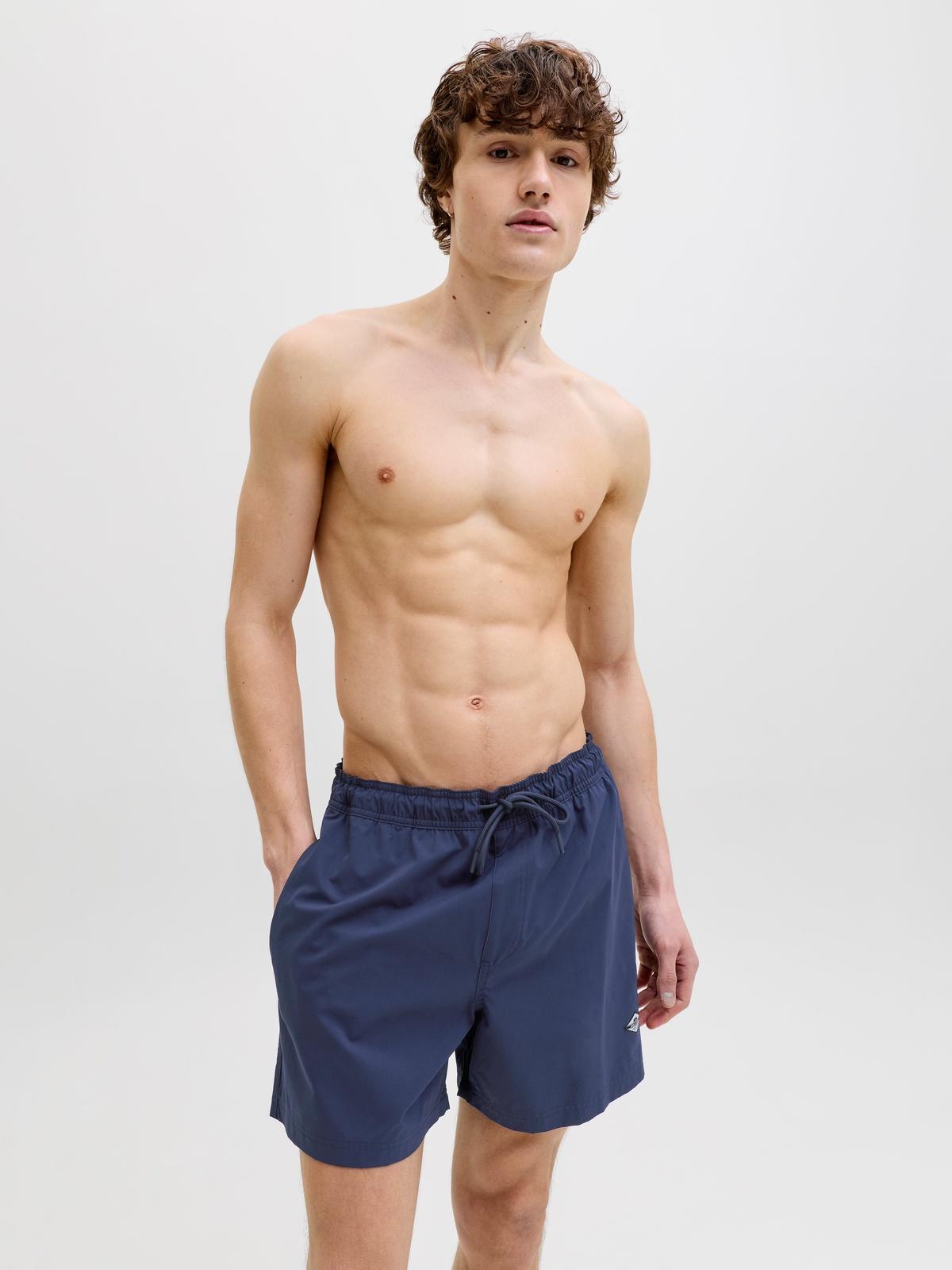 JPSTMAUI TROPIC SOLID SWIM SHORTS REG SN 