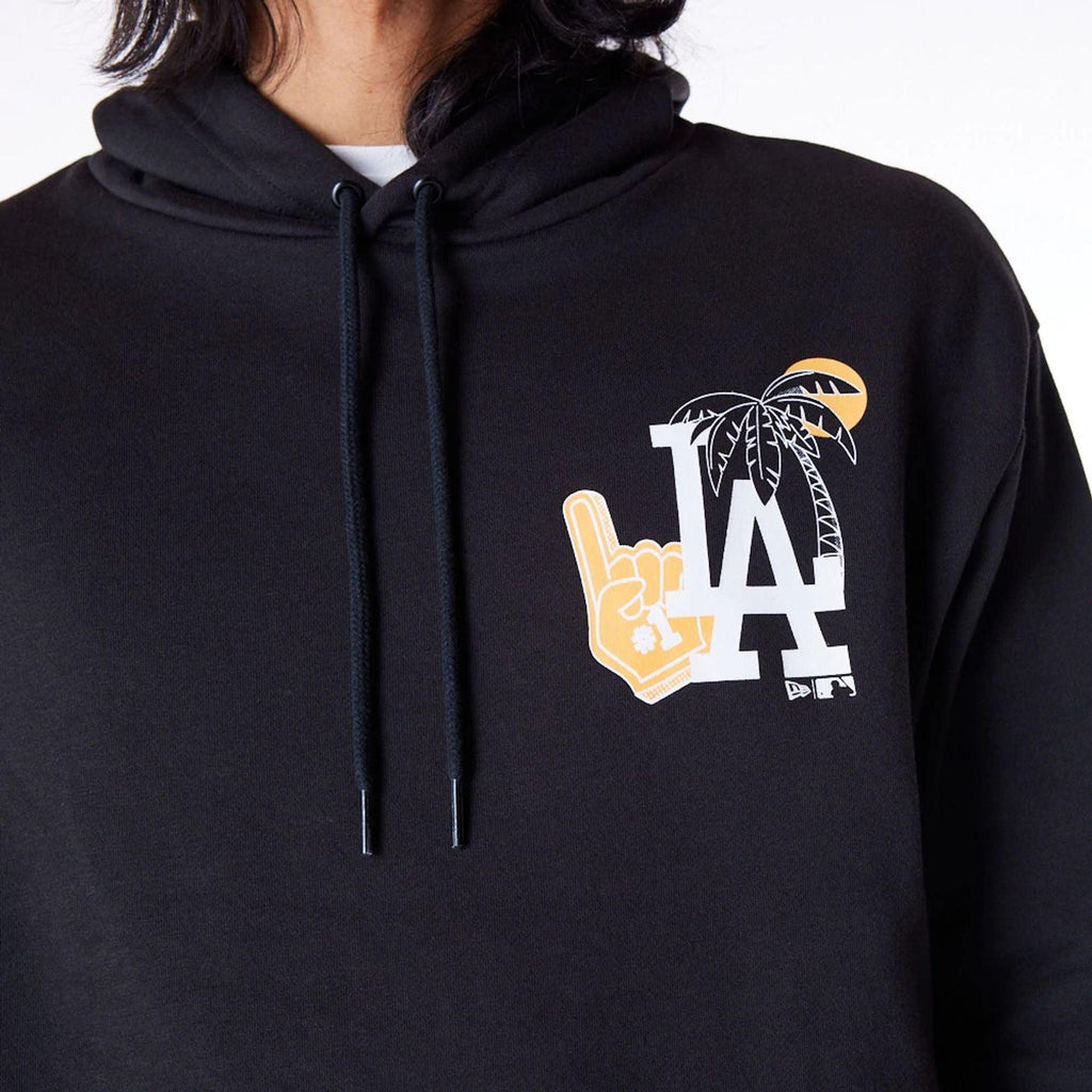 MLB FOOD GRPHC OS HOODIE LOSDOD  BLKWHI 