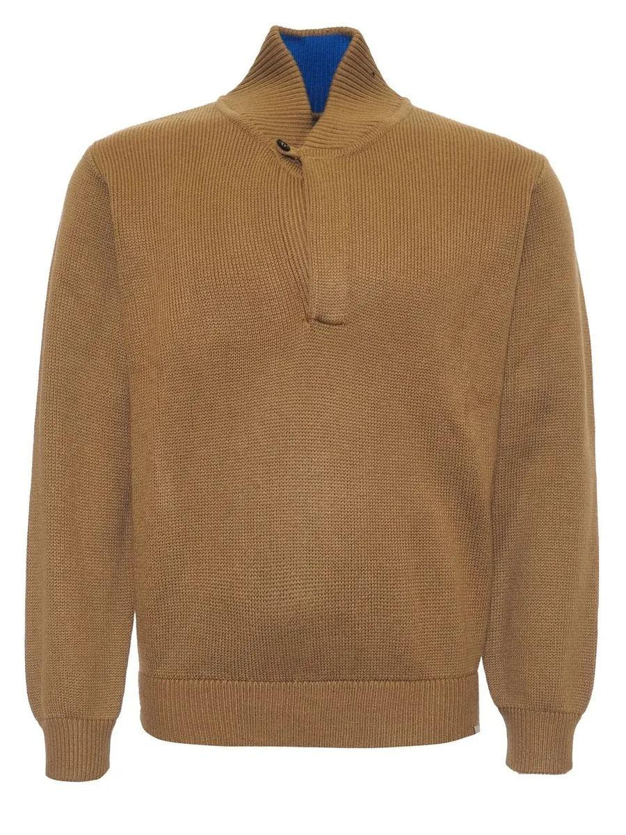 MAGLIA MEZZOCOLLO C/BOTTONE SEVENCOLLEGE 