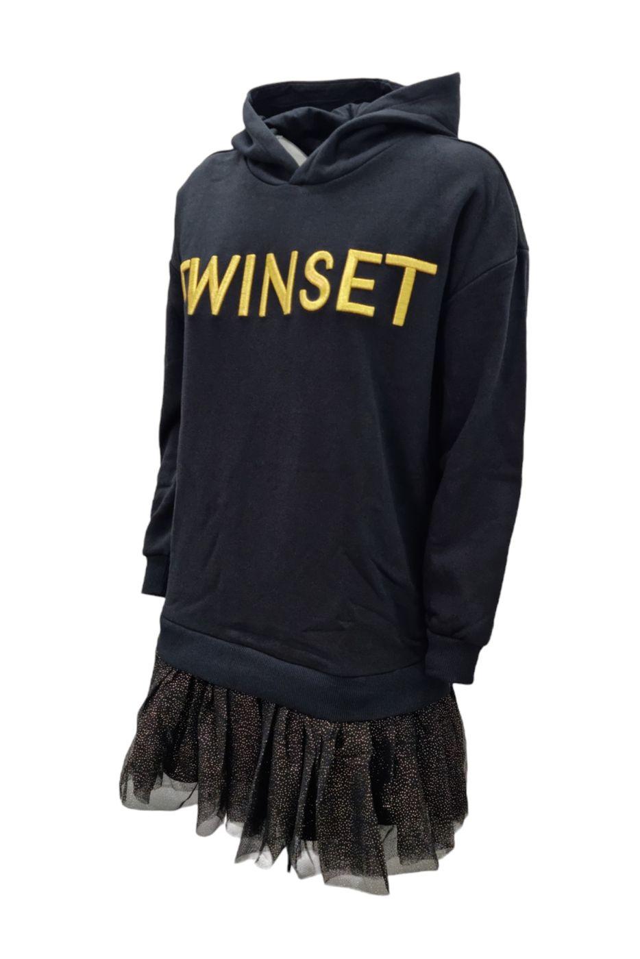 ABITO IN FELPA CON GONNA IN TULLE 222GJ215A/6 TWINSET