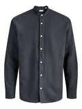 JJEBREEZE LINEN BLEND BAND SHIRT L/S SN 