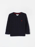 RALPH LAUREN LS CABLE CN-TOPS-SWEATER