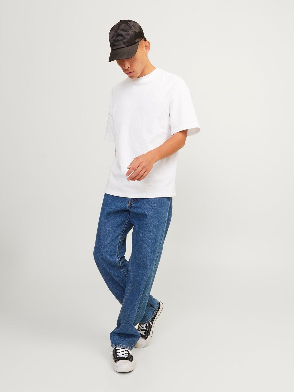 JJIEDDIE JJORIGINAL SQ 040 SMILEY LN 12261744/BLUE DENIM JACK AND JONES