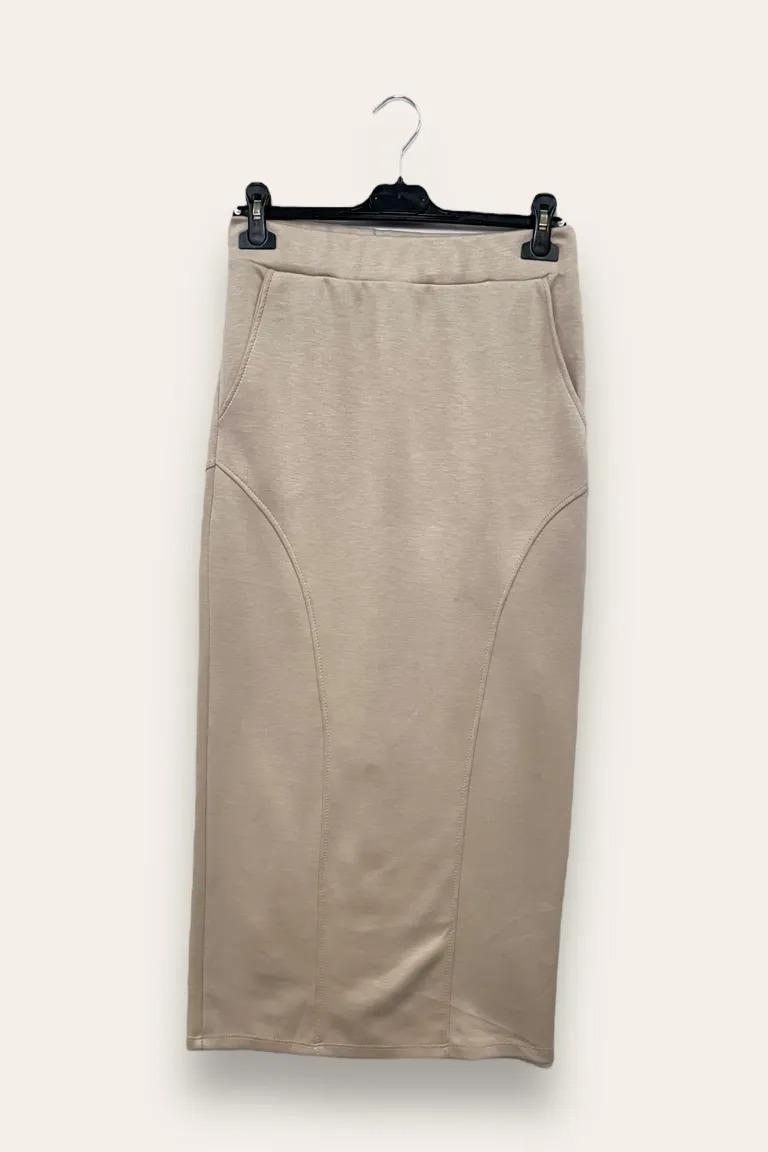 Gonna in scuba CL-10679-CL-18502/Beige LOVEme