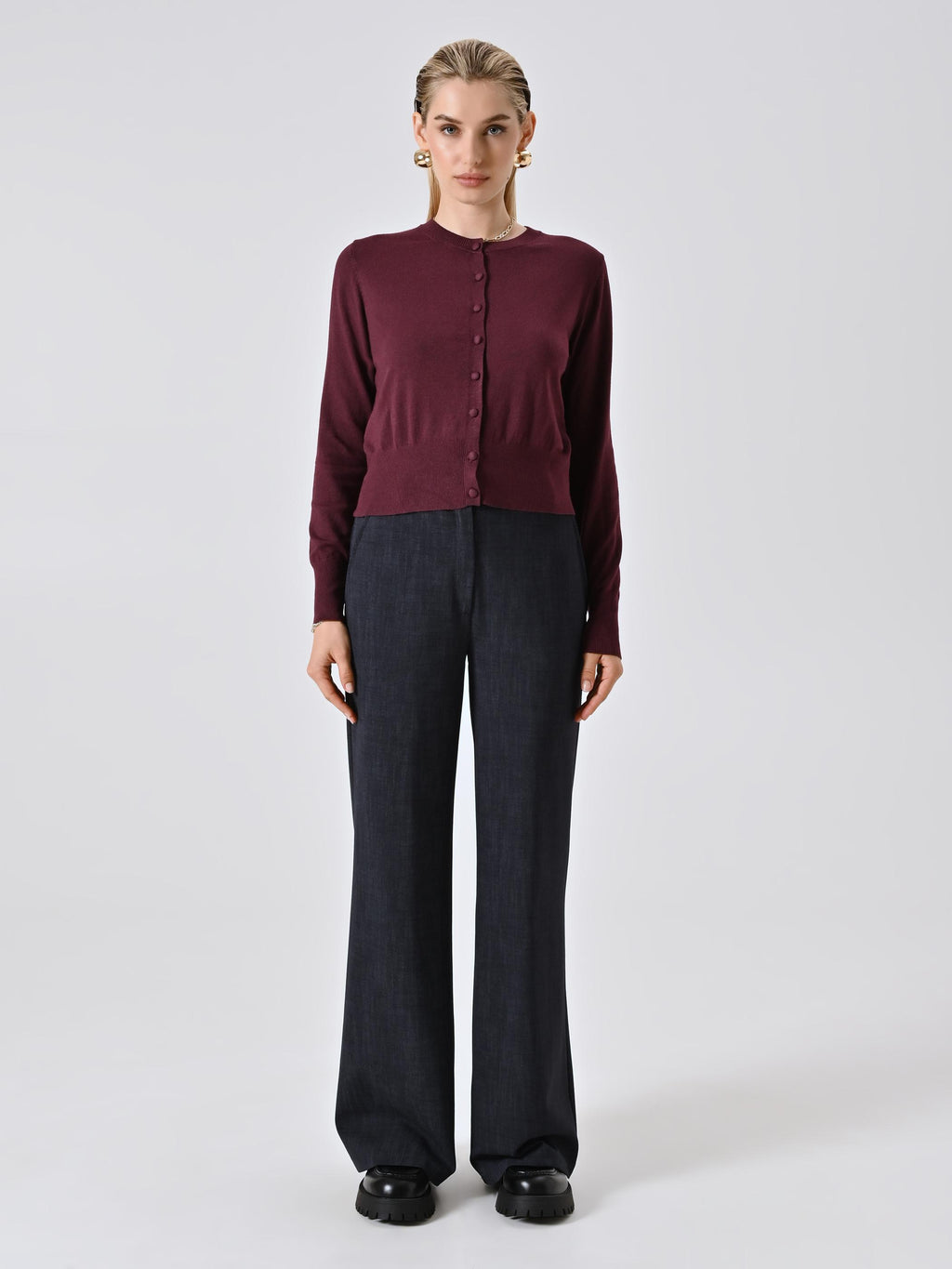 ALPH TE25-315 CARDIGAN BOTTONI 