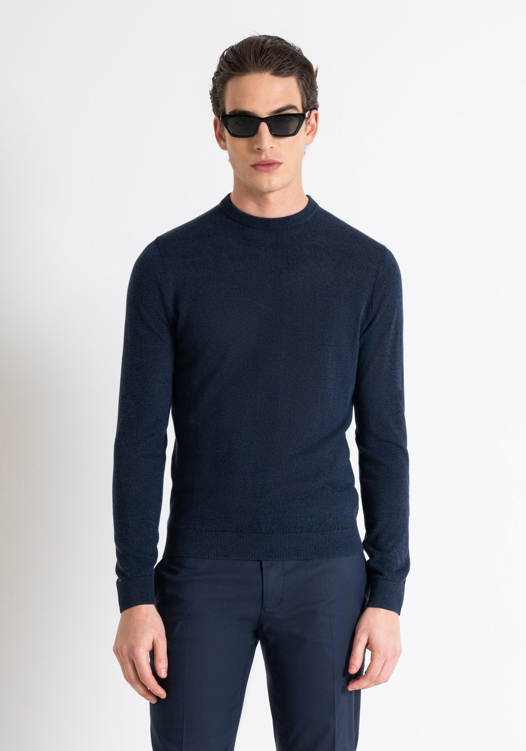 MAGLIA SLIM FIT IN FILATO MIST 