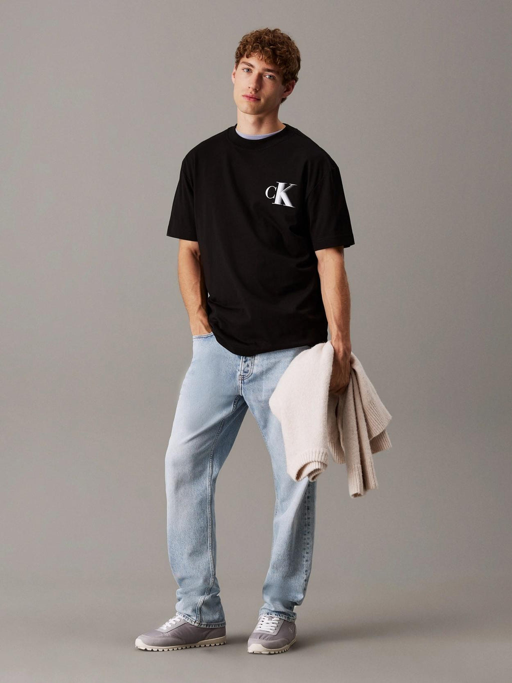 BOLD CK TEE J30J327475/BEH CALVIN KLEIN JEANS