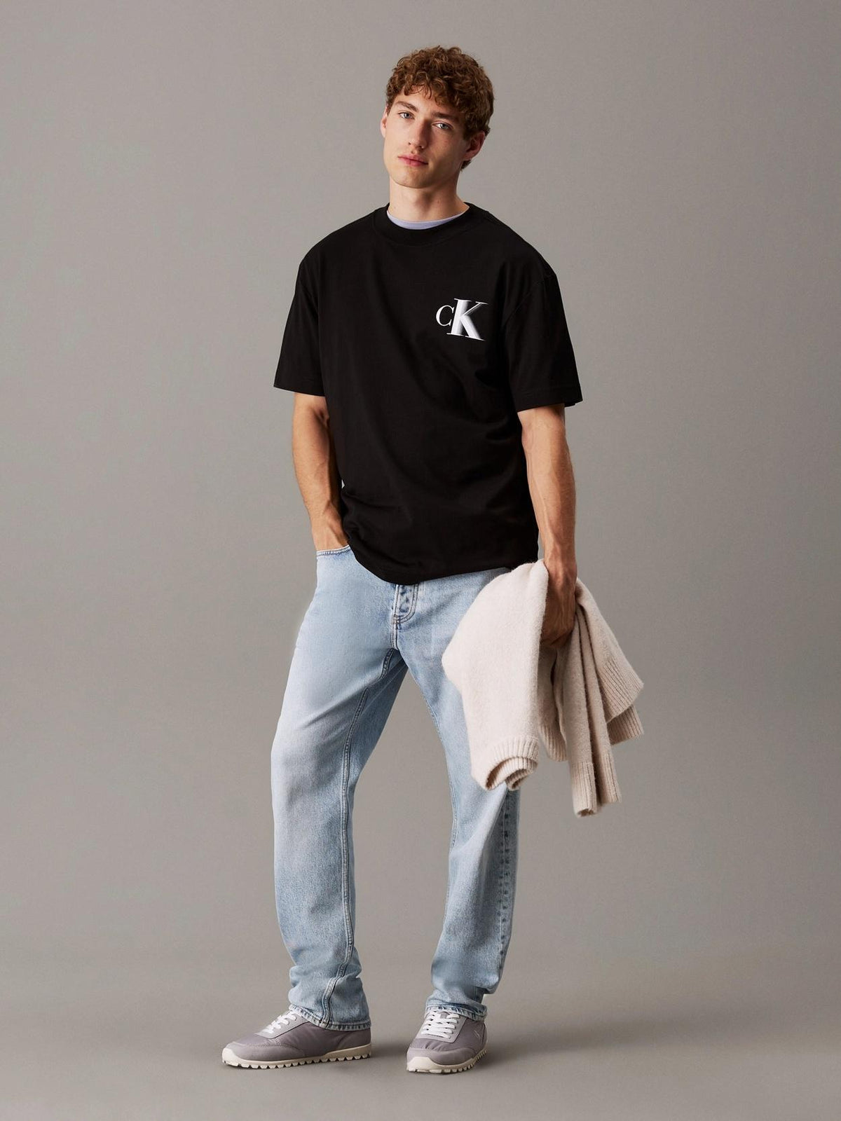 BOLD CK TEE J30J327475/BEH CALVIN KLEIN JEANS