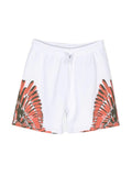 SWEAT SHORT CBCI004S23FLE001/120 MARCELO BURLON COUNTY OF MILAN