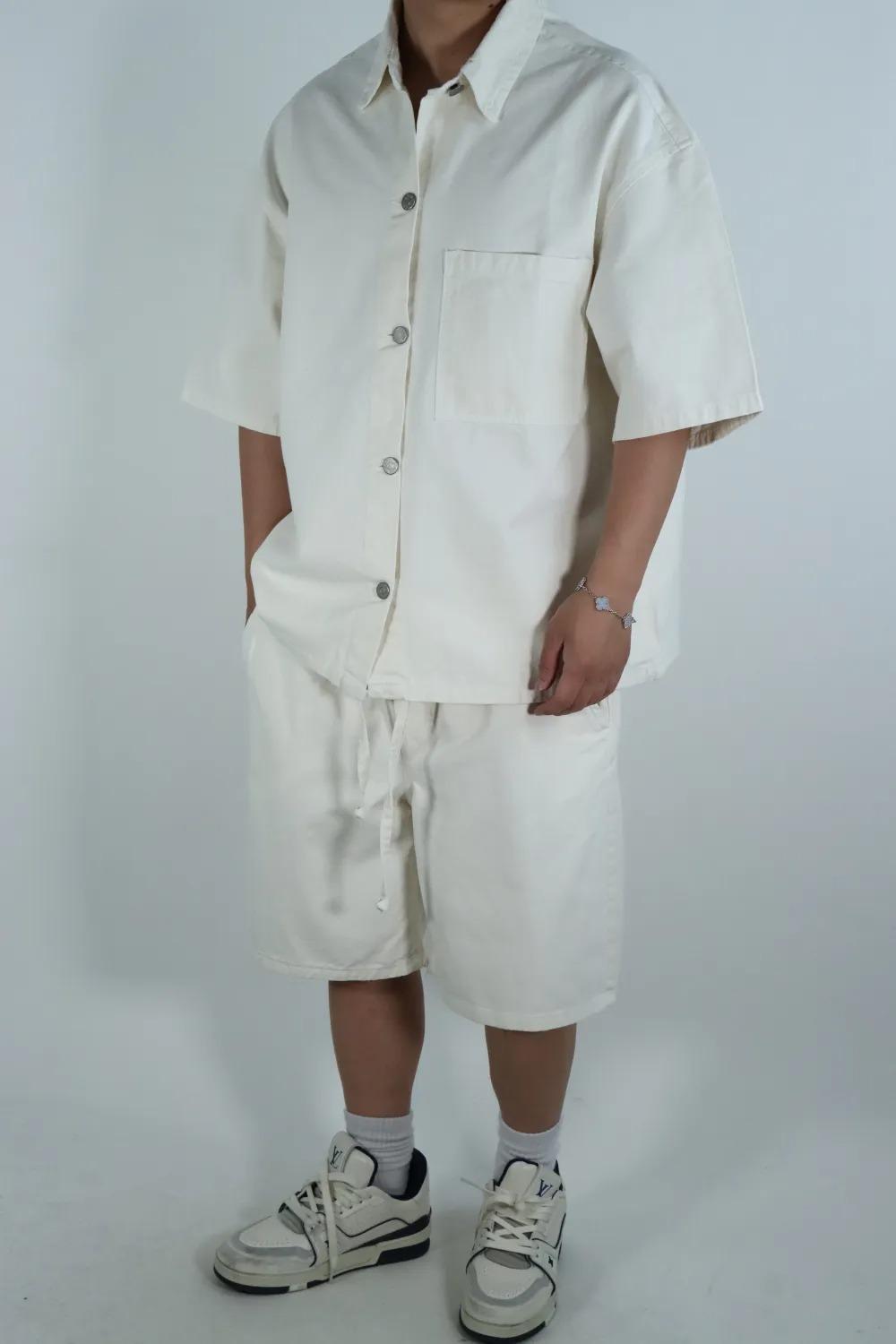 BERMUDA+T SHIRT CANCUN-B80/81/OFF WHITE PRIMID