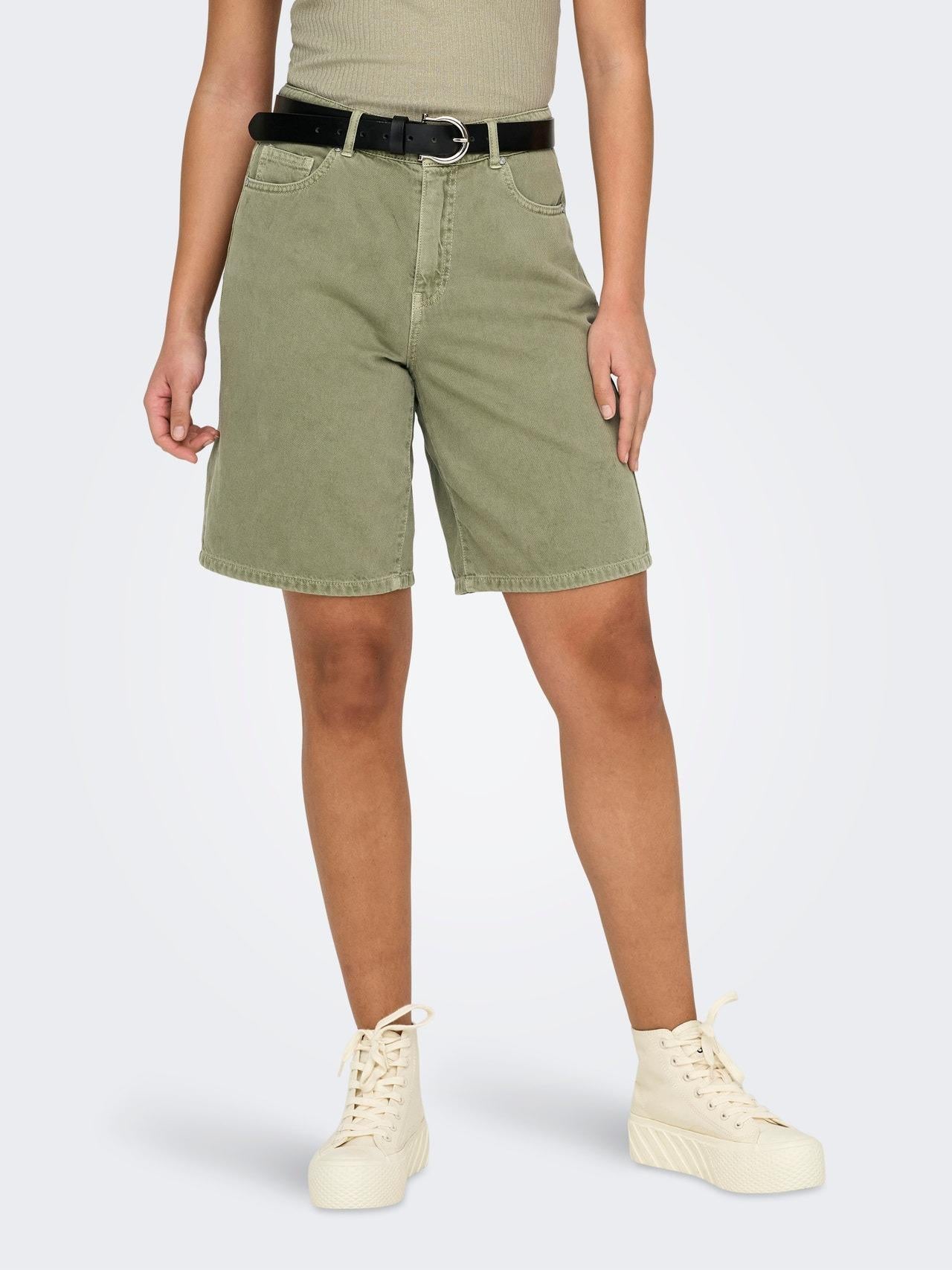 ONLSILLA MW LOOSE BERMUDA SHORTS PNT 