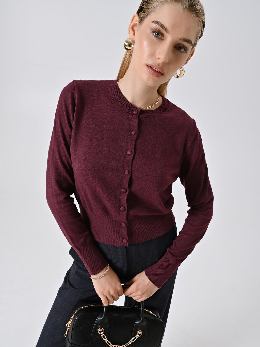 ALPH TE25-315 CARDIGAN BOTTONI 