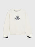 MONOGRAM SATIN APPLIQUE MOCK-N 