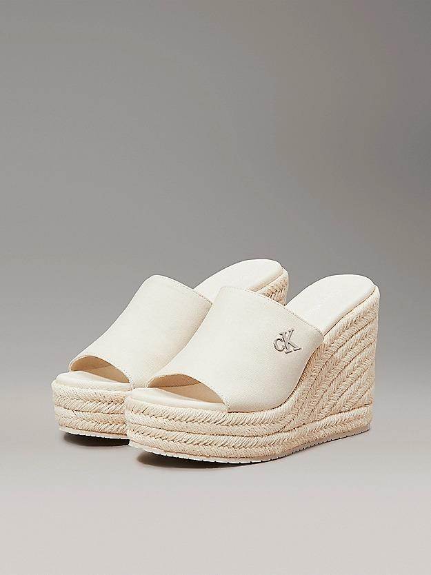 WEDGE ROPE SLIDE MG YW0YW01699/AEO CALVIN KLEIN JEANS