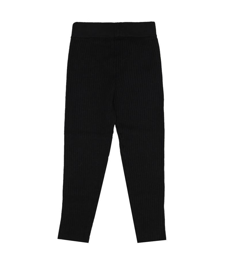 LEGGINGS VISCOSA CON LOGO JACQUARD 