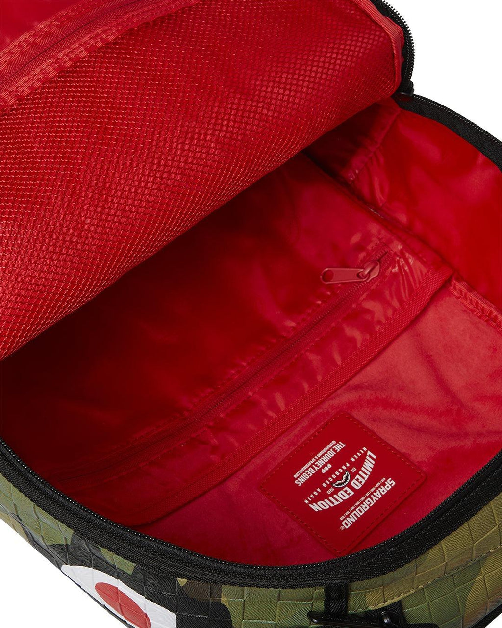 WOODLAND CAMO CHECK BACKPACK 