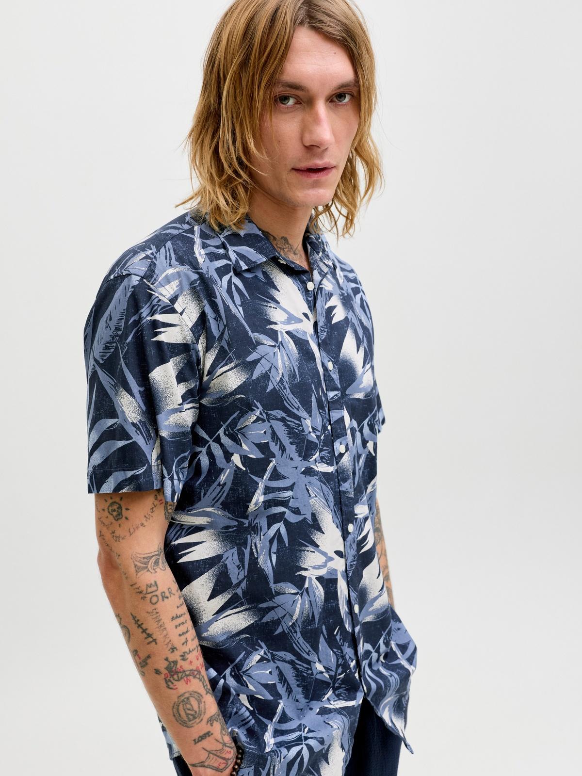 JJHONOLULU AOP SHIRT SS 