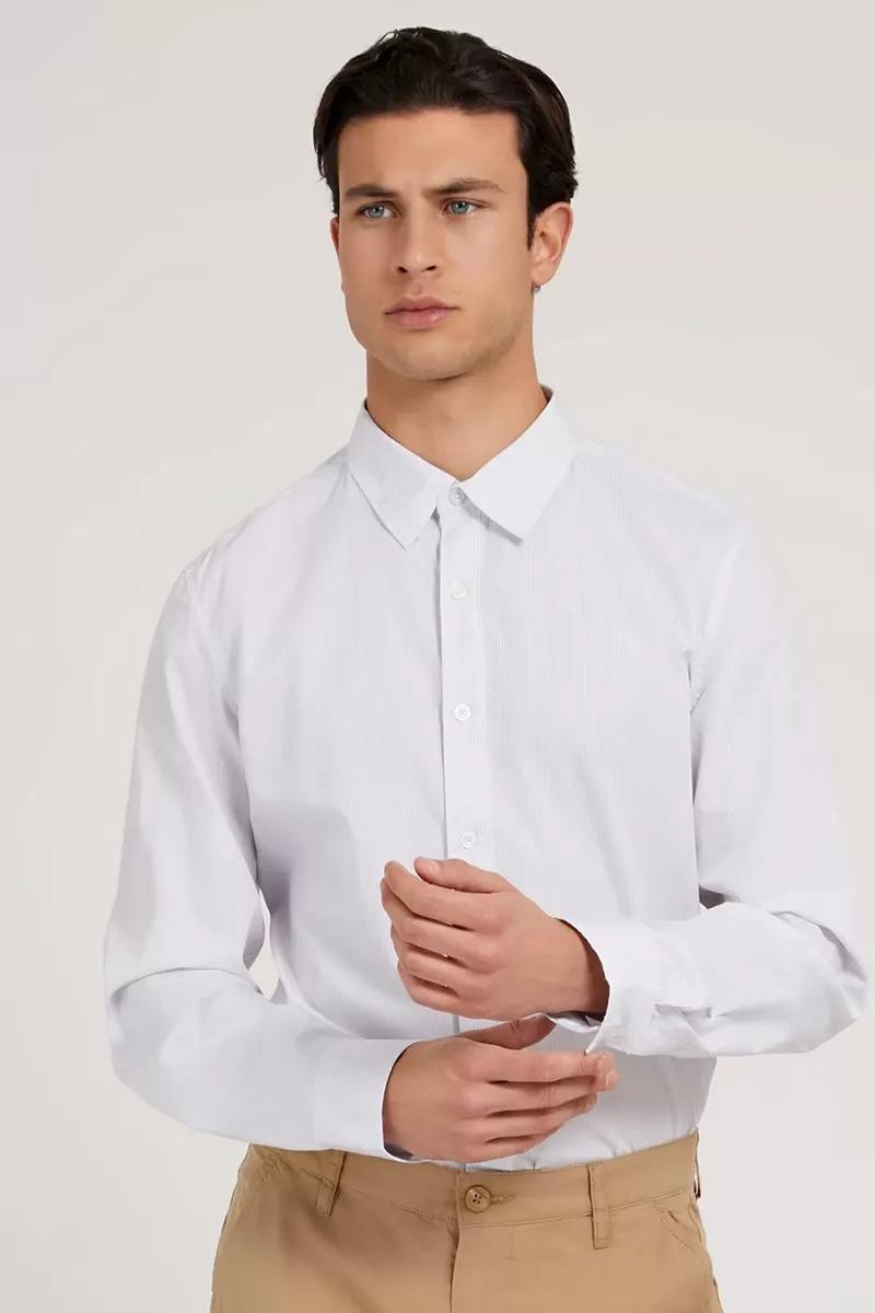 LS PORT STRIPE SHIRT M2GH06WEJ40/F7GV GUESS