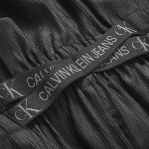 FESTIVE LOGO TAPE JUMPSUIT IG0IG01306/CK BLACK CALVIN KLEIN JEANS