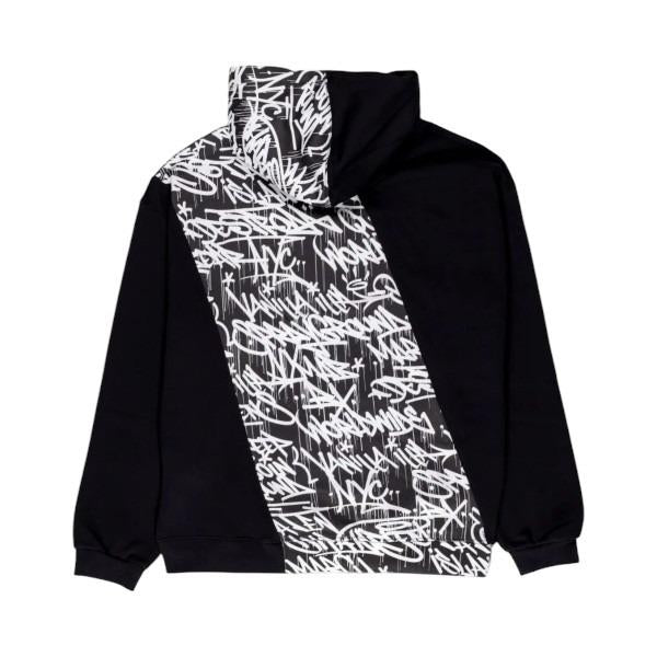 PAINT ROLLER CHECKERED CREWNECK SPY1158/BLACK SPRAYGROUND