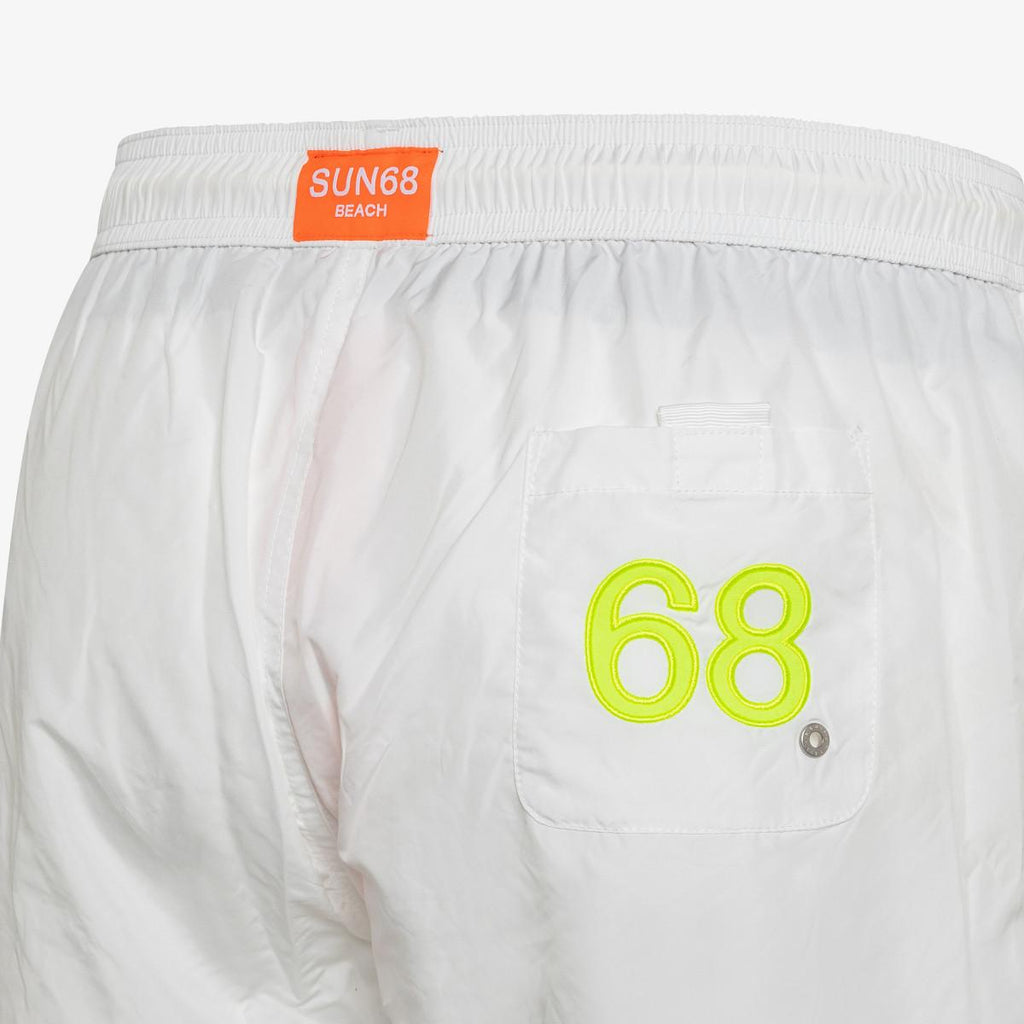 SWIM PANT WTH LOGO  FLUO H33108/01 SUN68