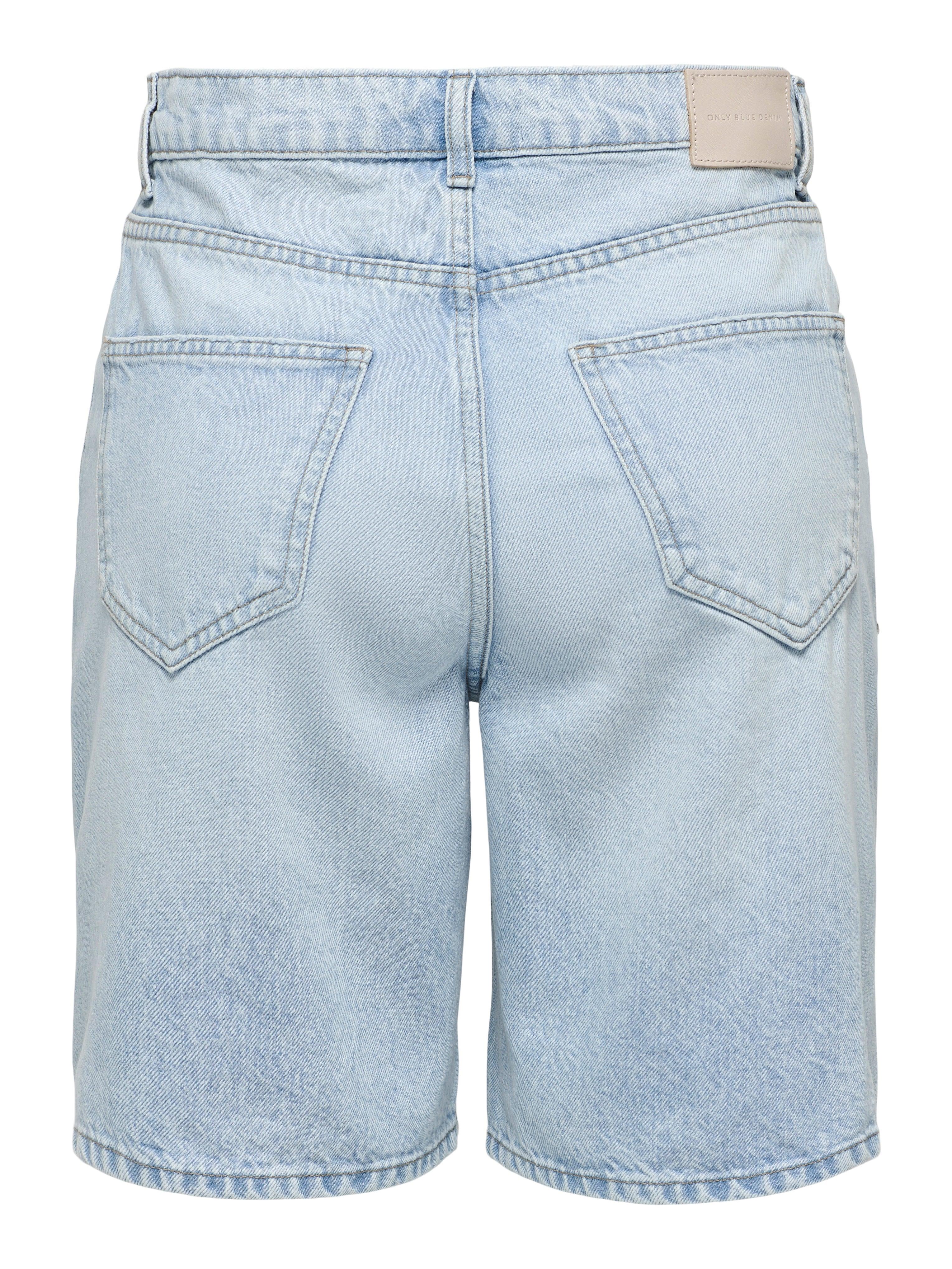ONLHOPE HW RHS LOOSE LONG SHORTS DNM AZG 15344185/Light Blue Denim ONLY