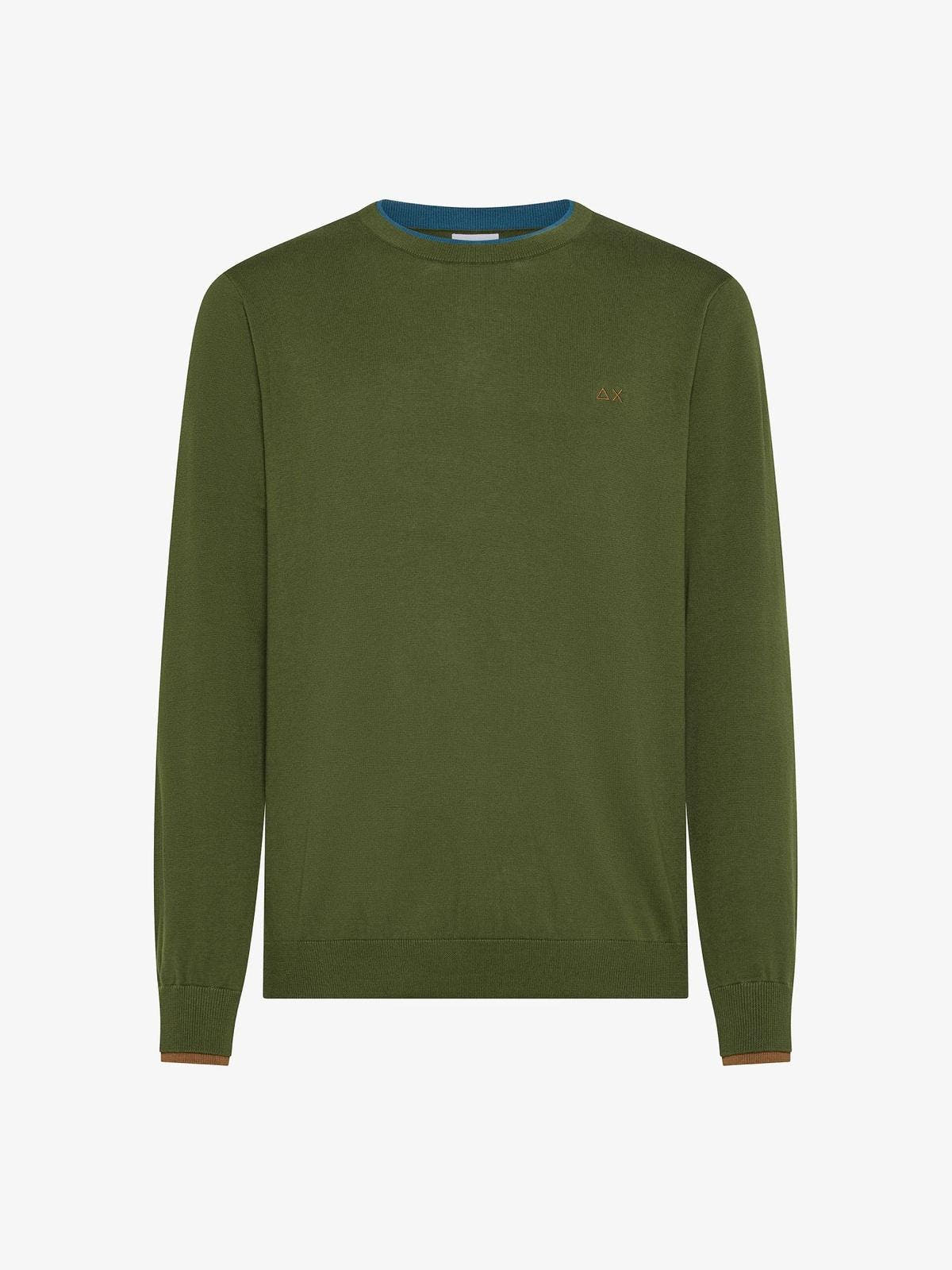 SWEATER NECK DOUBLE RIB L/S 