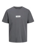 JACK AND JONES JORSPLIT FAKESTITCH BRANDING TEE SS C LN
