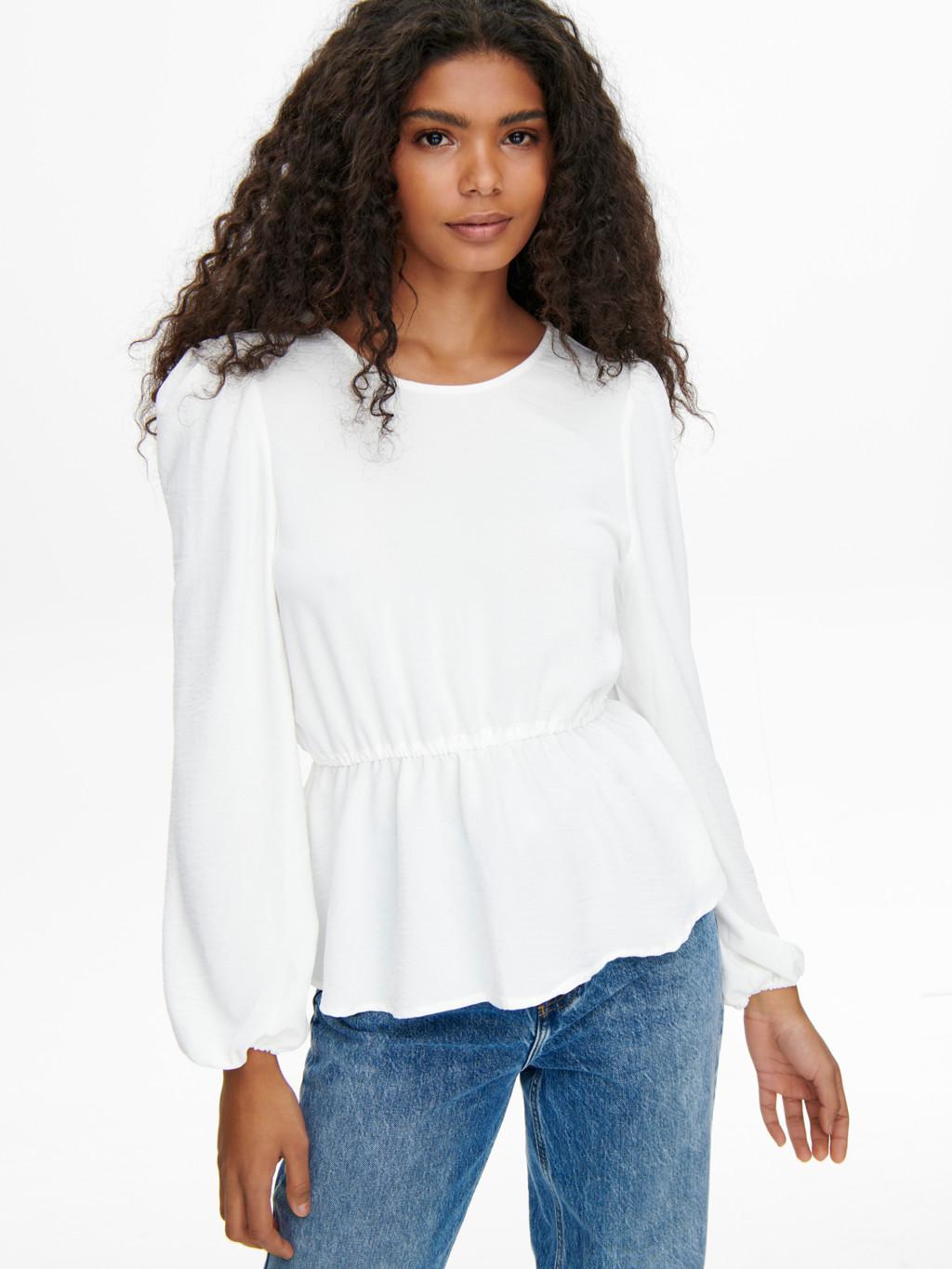 ONLMETTE DAR L/S O-NECK TOP NOOS WVN 