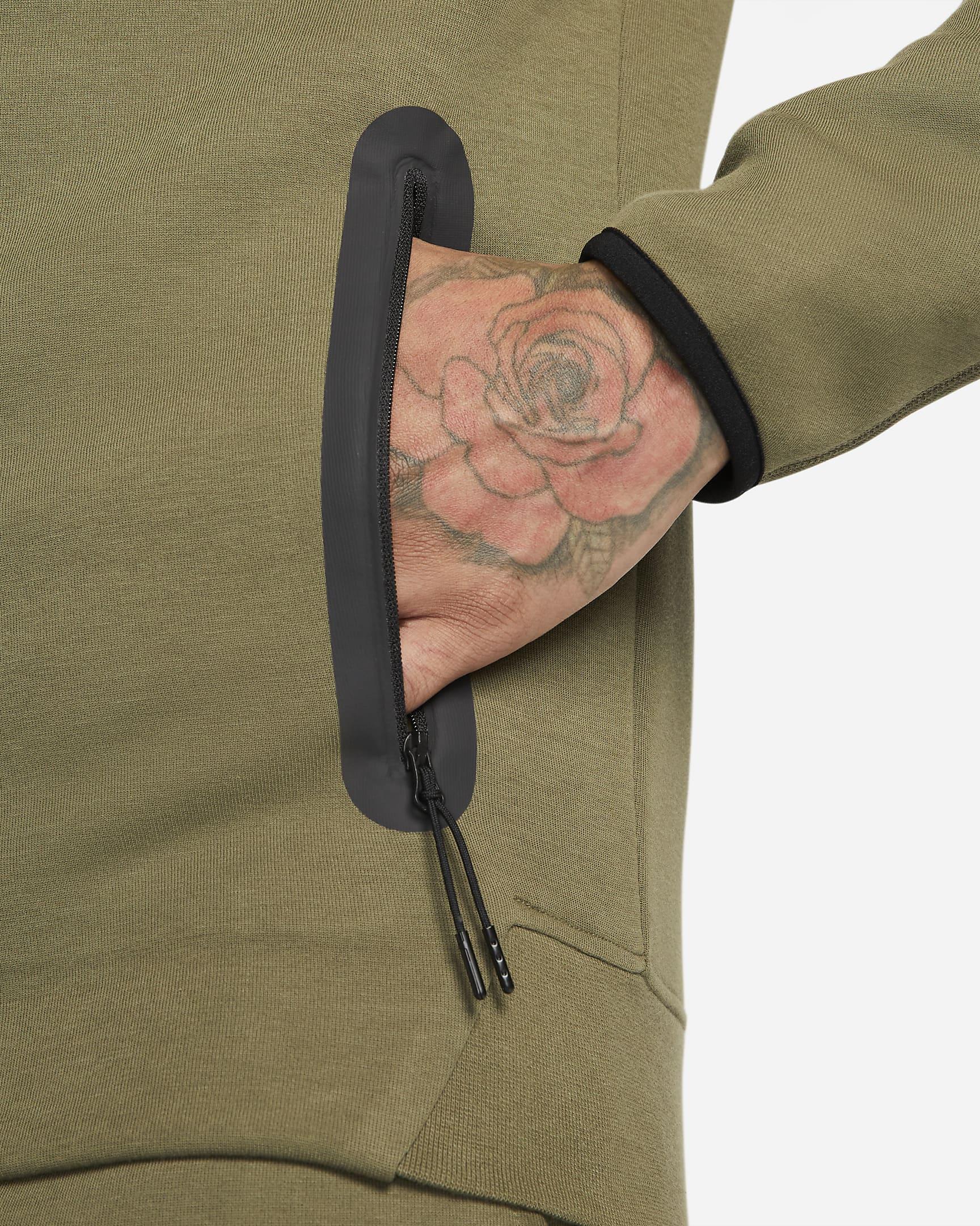 M nk tch flc fz wr hoodie 