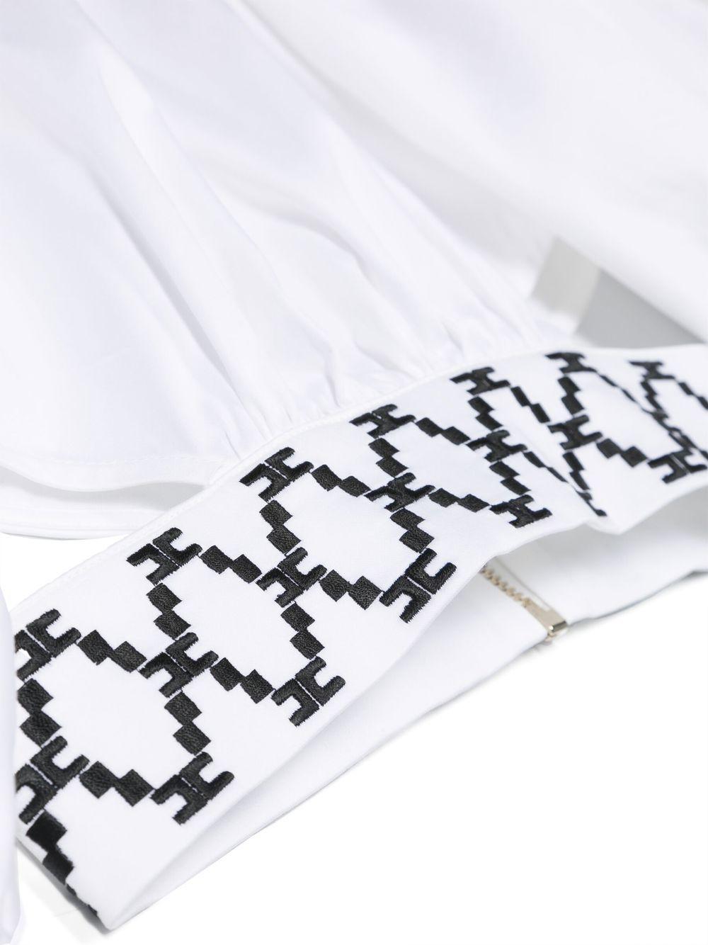 CAMICIA CON RICAMO LOSANGHE 