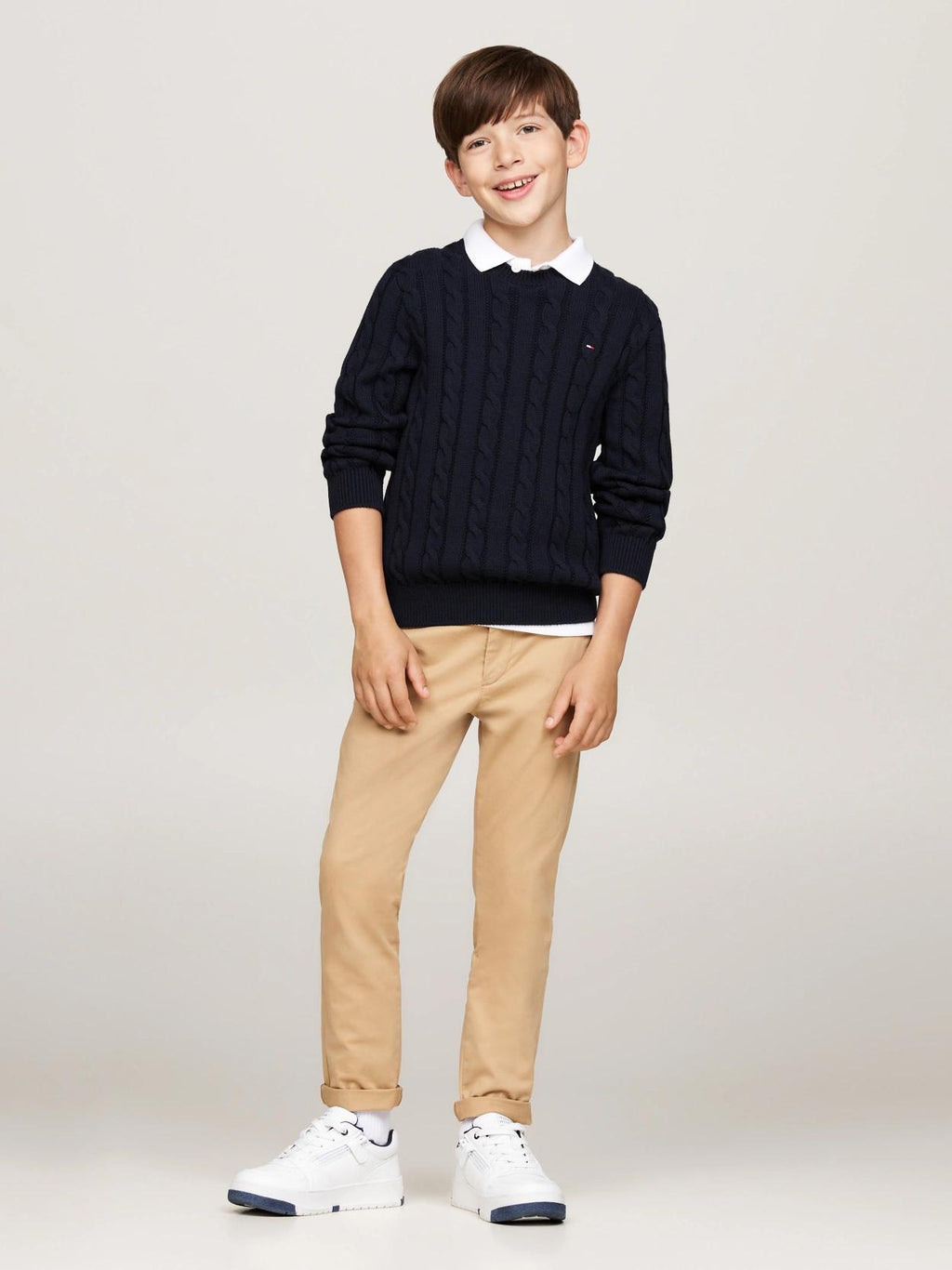 ESSENTIAL REG CABLE SWEATER KB0KB09418T/DW5 TOMMY HILFIGER