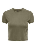 ONLY ONLHANNAH S/S O-NECK SHORT TOP JRS