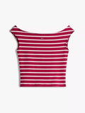 TOMMY JEANS TJW BOAT NECK TOP SS
