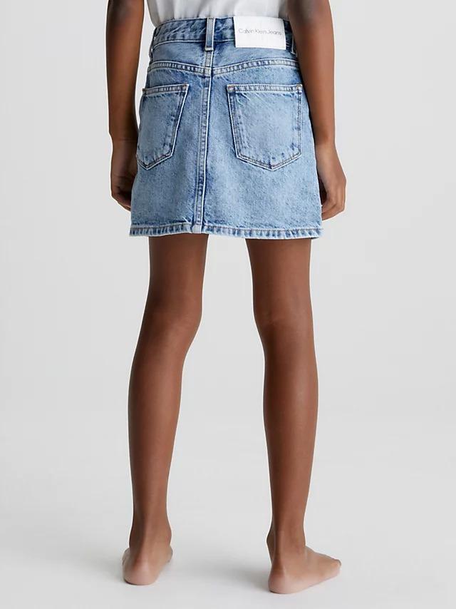 SALT PEPPER A LINE DENIM SKIRT 